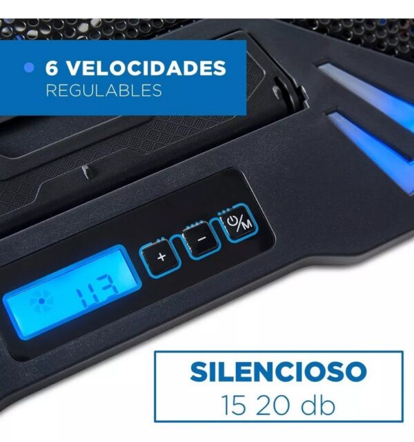 Base Cooler Enfriador Notebook 5 Laptop - Imagen 4