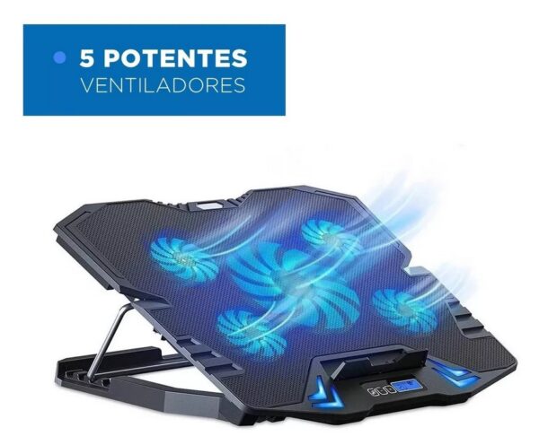 Base Cooler Enfriador Notebook 5 Laptop - Imagen 5